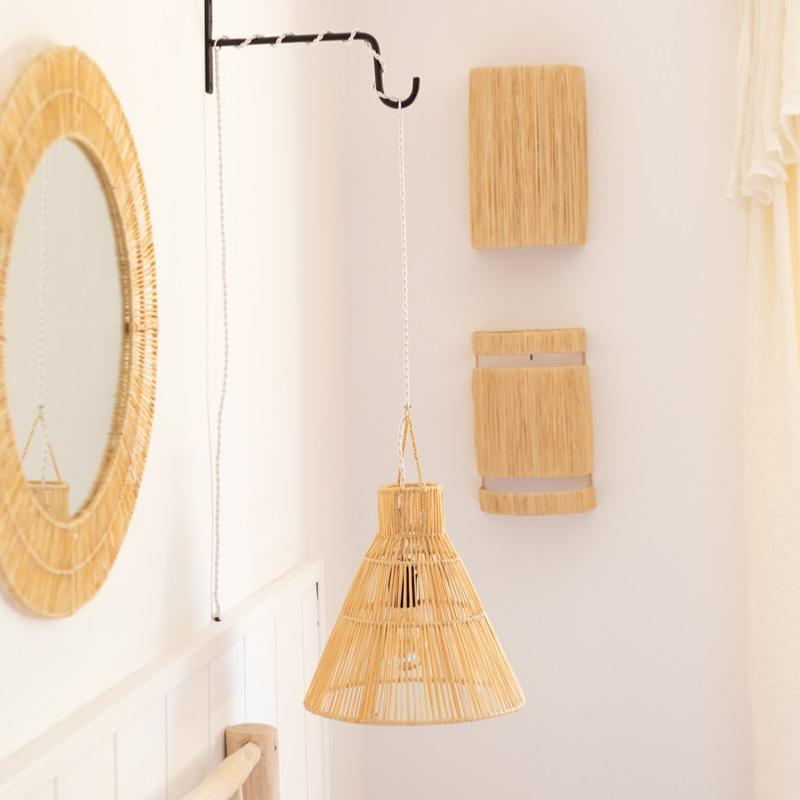 Suspension tressée en Raphia SAN 25cm - COSYDAR