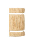 applique murale en fibre naturelle, luminaire mural naturel en raphia ou corde de palmier