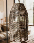 Suspension tressée en Corde de Palmier ISHO 50x25cm - COSYDAR
