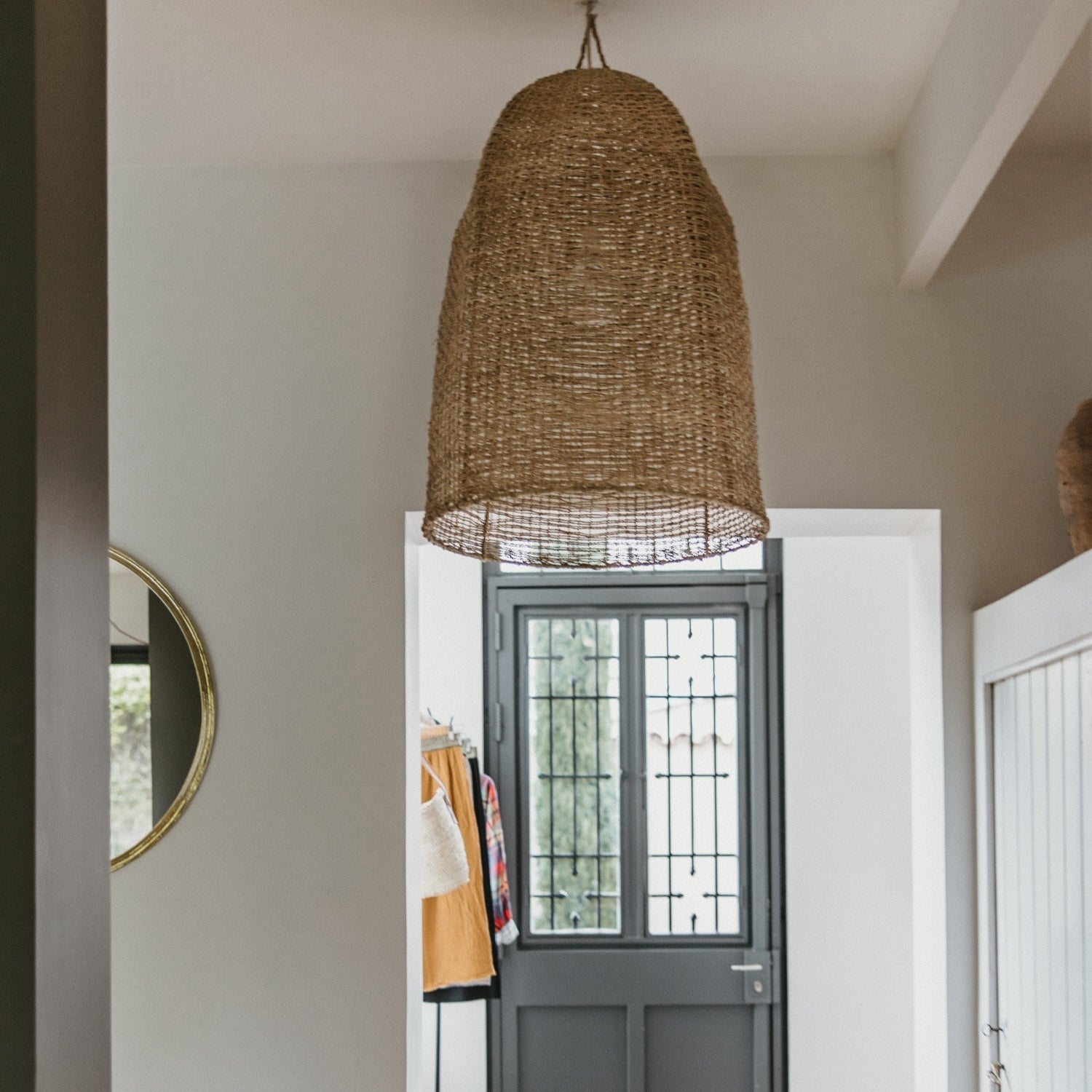 Suspension tressée en Corde de Palmier COSEI 90x68cm - COSYDAR