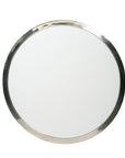 Miroir Mural Argenté Rond sur fond blanc - COSYDAR