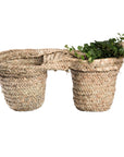 Panier cache pot tressé en fibres naturelles COSYDAR