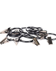 Anneaux 5cm en métal avec pinces, pour rideaux - COSYDAR