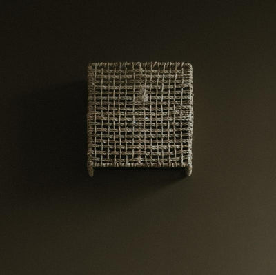 COSEI Braided Palm Rope Wall Light 25x25cm