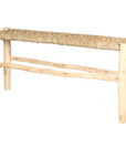 Banc Étroit en Bois et Corde - COSYDAR