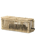 Boîte cache-câbles LINE en fibres naturelles – Déco bohème | COSYDAR-DECO