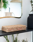 Boîte de rangement LINE en corde de palmier avec couvercle