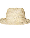 Chapeau mural en palmier naturel tressé - style bohème minimaliste
