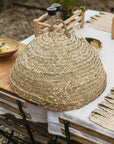 Cloche à mouche tressée en fibre naturelle, grand format XL - COSYDAR