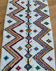 Alfombra étnica colorida 155x87cm