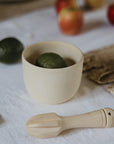 Pot en bois naturel pour miel citron ou rangement cuisine