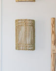 Applique tressée en corde de palmier HEN 30x20cm - COSYDAR
