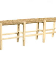 Grand Banc en Bois Tressé en Corde - COSYDAR