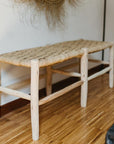 Grand Banc en Bois et Doum Naturel - COSYDAR