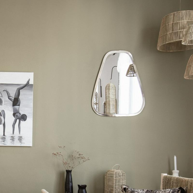 Miroir Trapèze Artisanal en Maillechort - 90cm - COSYDAR