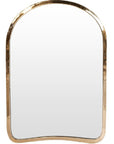 Miroir doré DOA en laiton, pièce artisanale unique pour un mur méditerranéen – COSYDAR