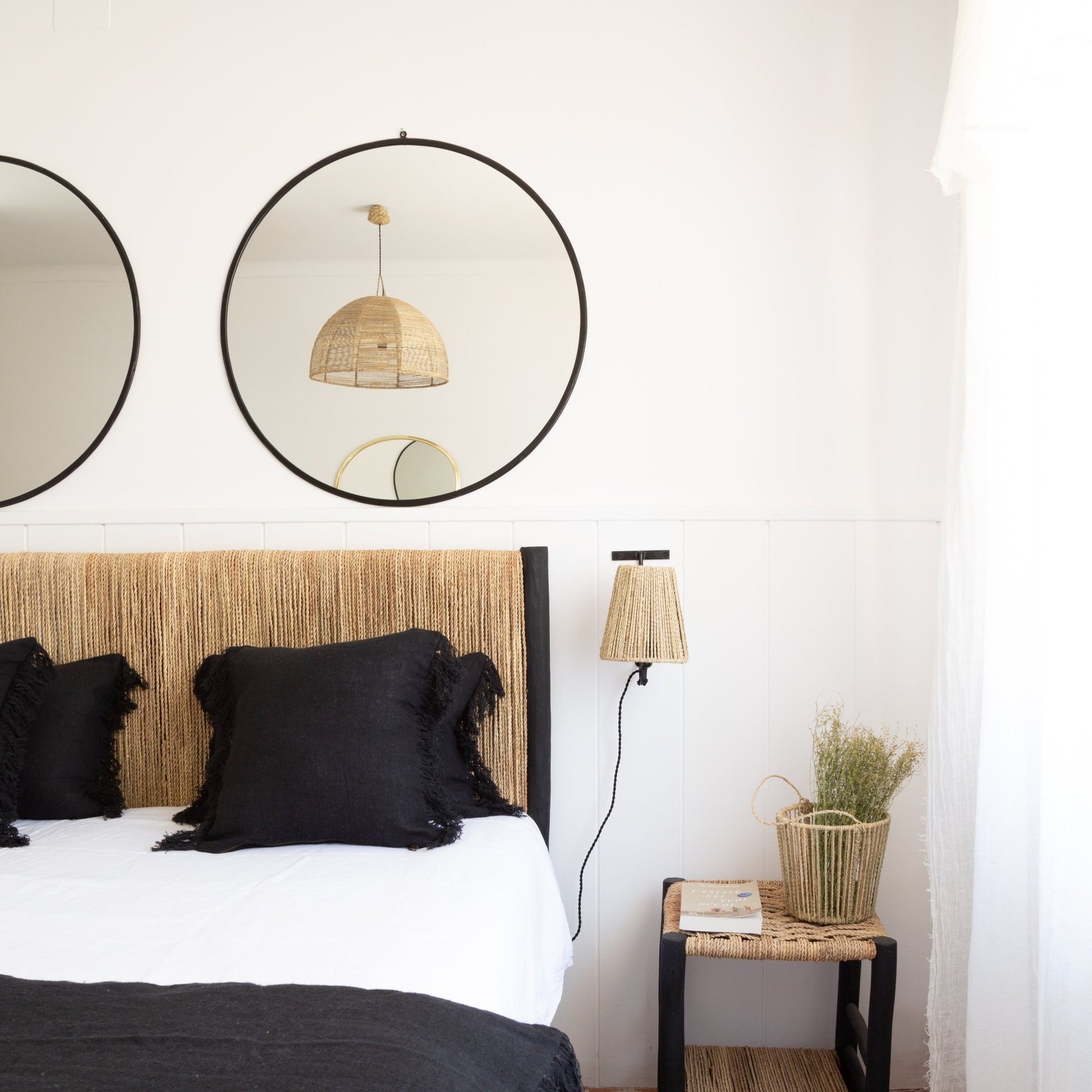 Miroir Rond en Acier Forgé - 78cm - COSYDAR