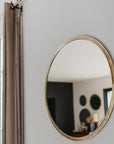 Miroir en Laiton Doré Rond KATAC