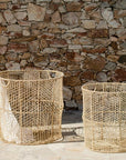 Panier à Linge Boho tressé