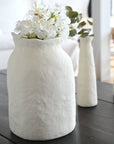 Vase en Céramique Blanc H 30cm SHOK - COSYDAR - DECO
