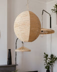 Suspension tressée en Raphia BOULE 50 cm - COSYDAR