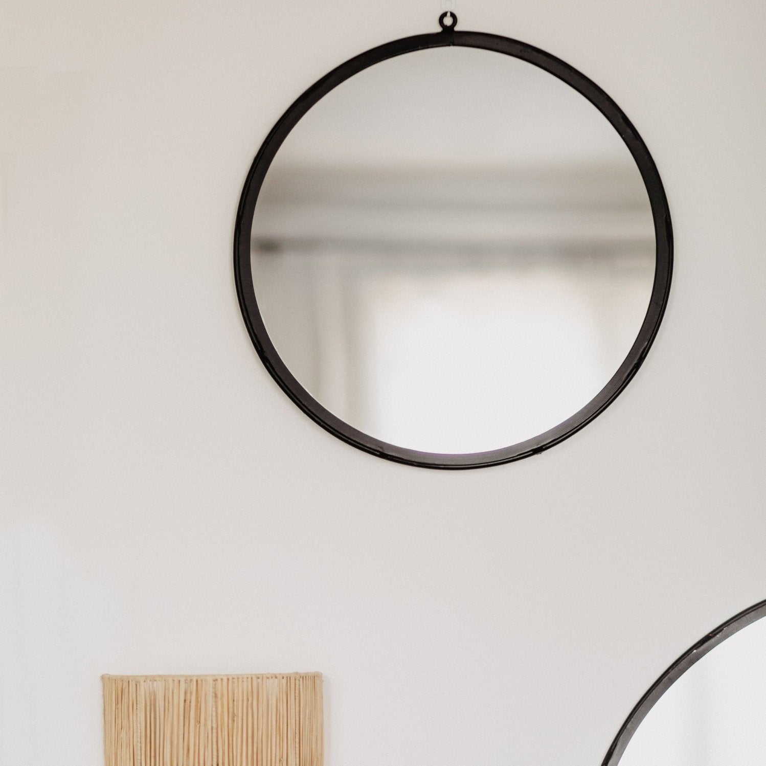 Miroir Rond en Acier Forgé - 40cm - COSYDAR