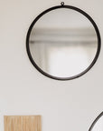 Miroir Rond en Acier Forgé - 40cm - COSYDAR