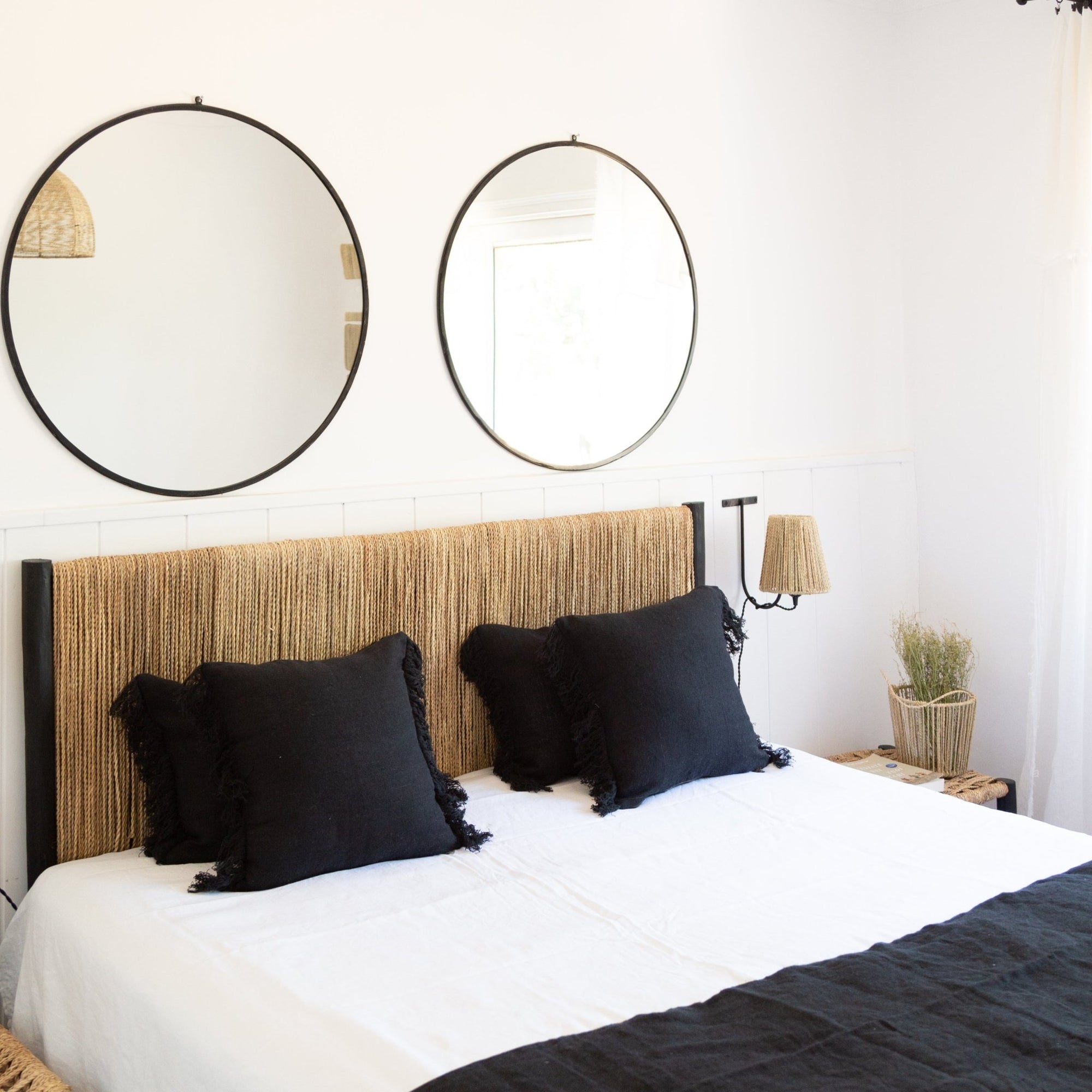 Miroir Rond en Acier Forgé - 78cm - COSYDAR