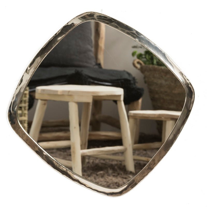 Miroir Carré en Maillechort 40cm - COSYDAR