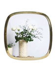Miroir en Laiton Doré CARRÉ - COSYDAR - DECO