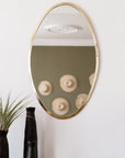 Miroir en Laiton Doré OVALE - COSYDAR