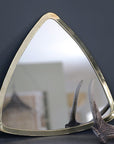Miroir triangulaire laiton doré – Design moderne, 4 tailles disponibles - COSYDAR - DECO
