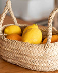 Panier a fruits en corde de palmier avec anses tressées - COSYDAR
