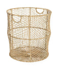 Boho Woven Laundry Basket 60cm