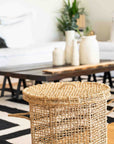 Panier Tressé en Corde de Palmier - COSYDAR