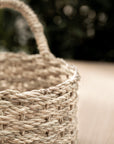 Panier tressé ZEN multifonction en fibres naturelles - utilisation salle de bains - 10x10cm COSYDAR