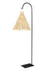 Lampadaire métal noir pour suspension luminaire bohème