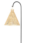 Pied lampadaire noir mat pour suspension décorative
