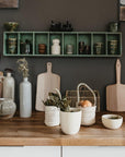Accessoire de cuisine artisanal en bois massif