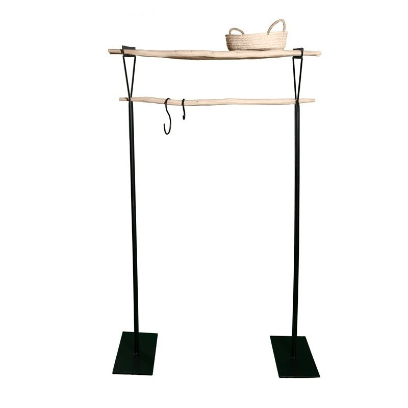 Portant à Vêtements avec Étagère Supérieure - COSYDAR