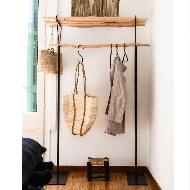 Portant à Vêtements avec Étagère Supérieure - COSYDAR