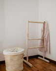 Porte Vêtements en Bois Naturel - COSYDAR