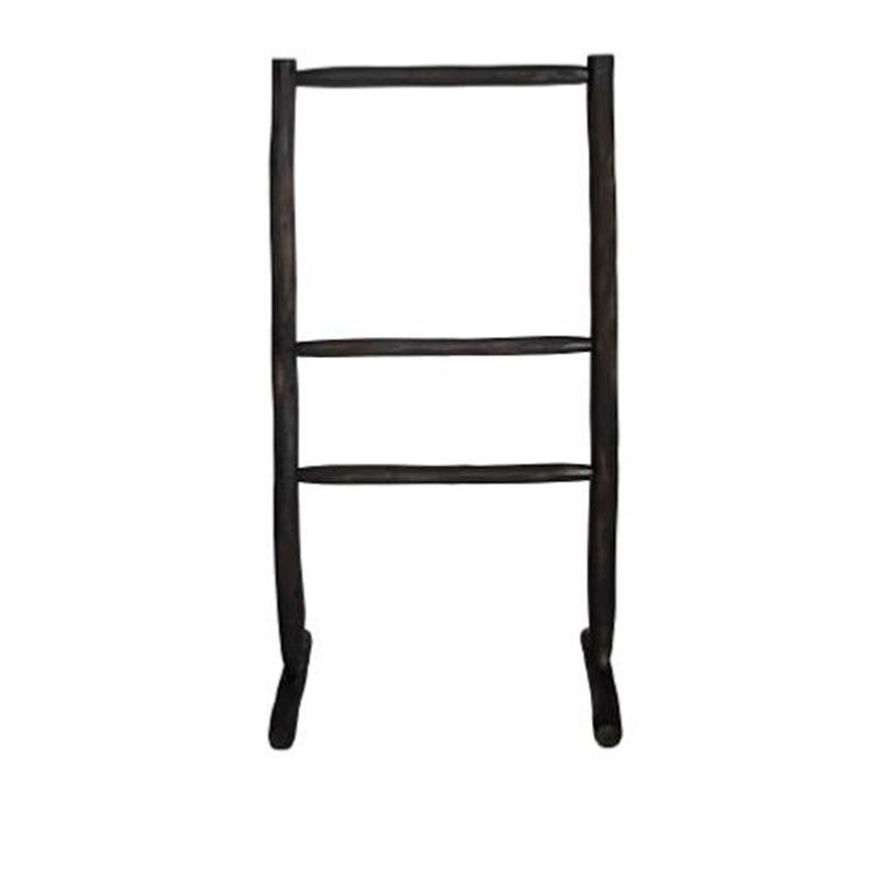 Porte Vêtements en Bois Noir - COSYDAR