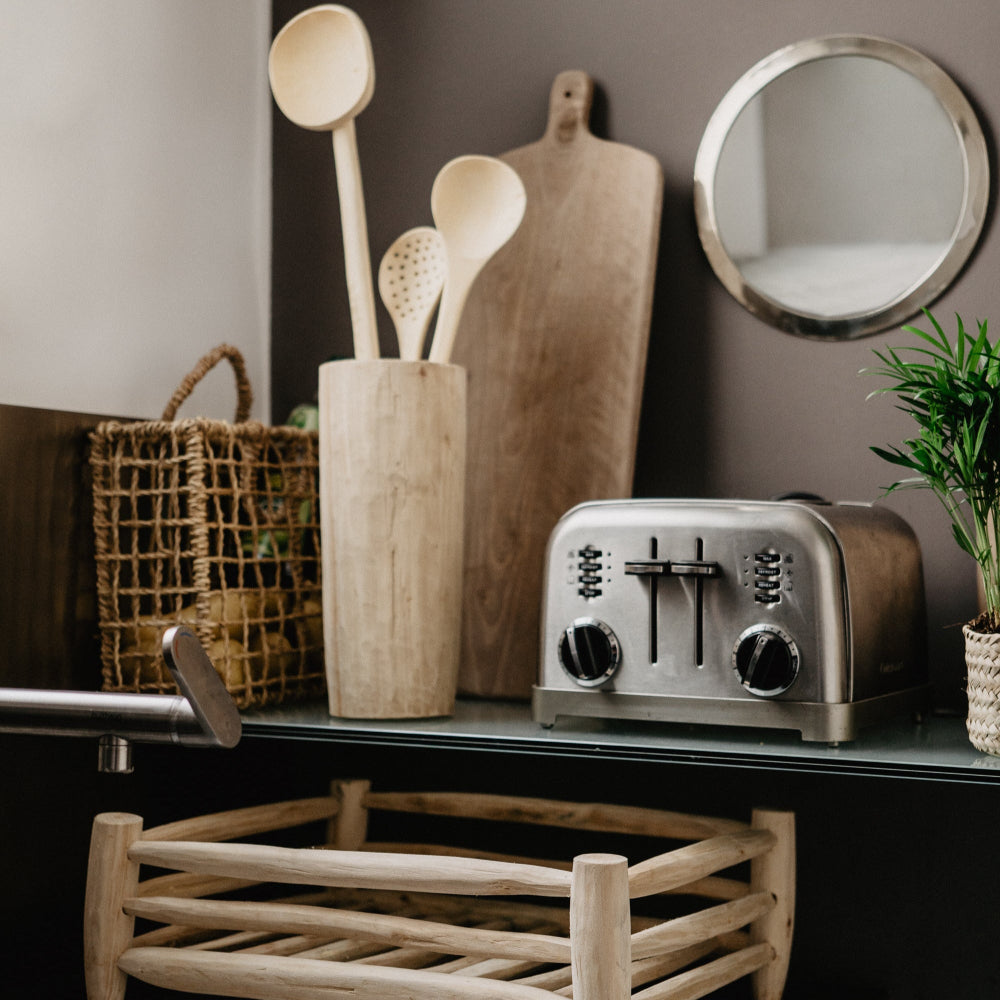 Pot en Bois de Noyer Naturel - COSYDAR