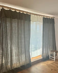 Rideau En Lin - Kaki