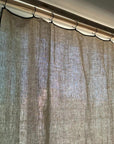 Rideau En Lin Ajustable - Naturel