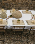 Set de Table Palmier SÔ - Décoration table méditerranéenne à l'extérieur - COSYDAR
