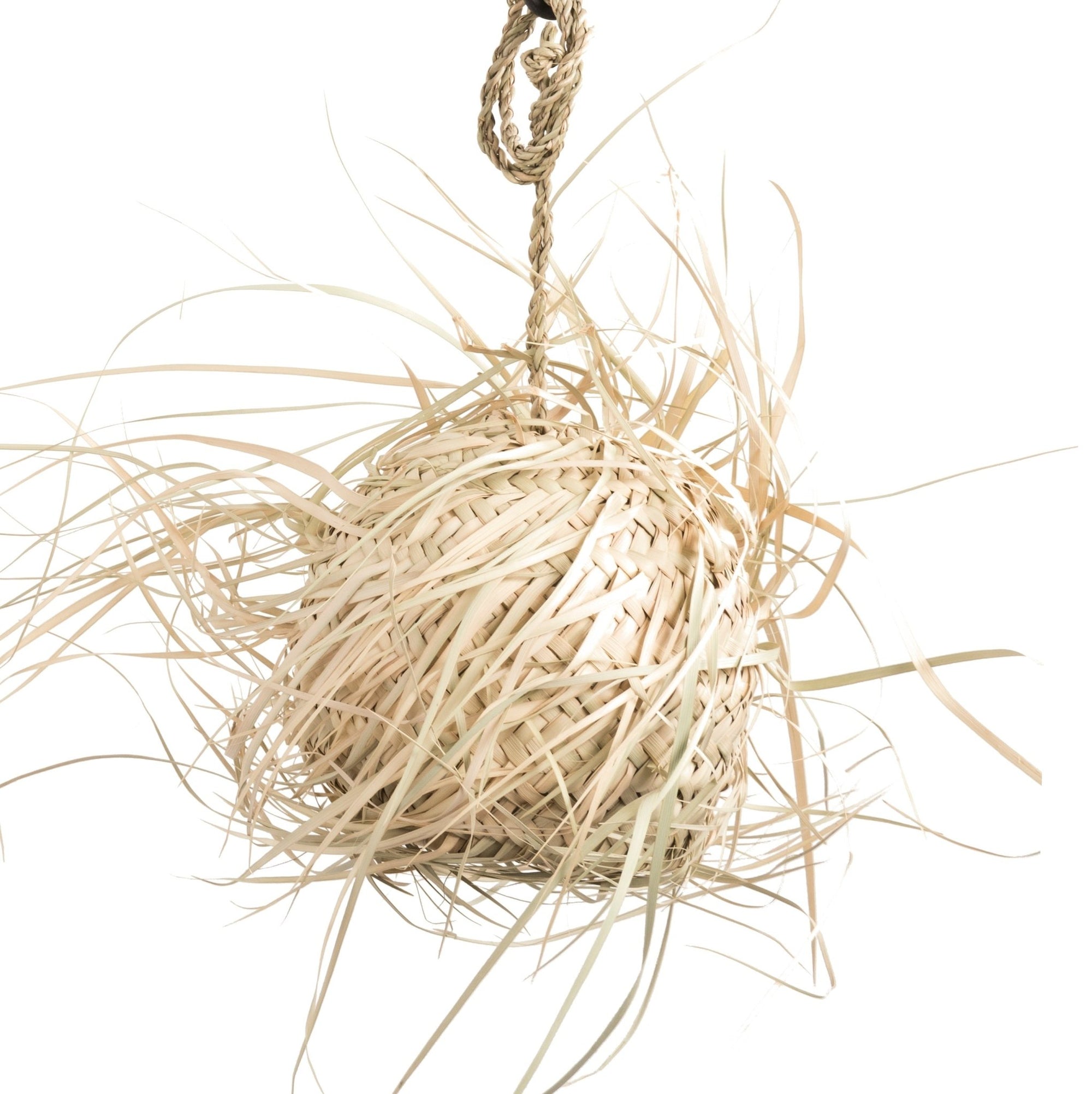 Suspension Ethnique 15cm en fibre de Palmier - COSYDAR