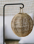 Suspension tressée en Corde de Palmier BOULE 20cm - COSYDAR