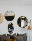 Suspension boule palmier fait main style ethnique dans un salon bohème – COSYDAR